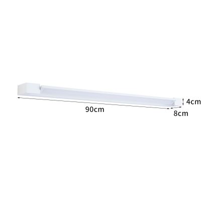 BRILAGI - LED Zunanja stenska svetilka AQUA LINE LED/24W/230V 90 cm IP44 bela CRI 90