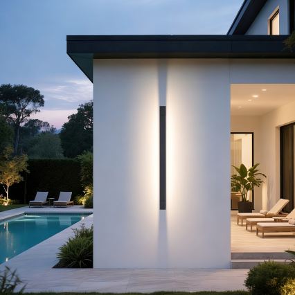 Brilagi - LED zunanja stenska svetilka AQUA LINE LED/36W/230V 120 cm IP44 antracit CRI 90