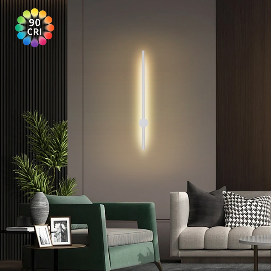 Brilagi - LED zunanja stenska svetilka AURA LED/12W/230V 3000K IP54 65 cm bela CRI 90