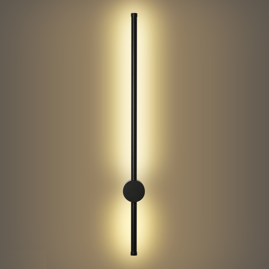 Brilagi - LED zunanja stenska svetilka AURA LED/12W/230V 3000K IP54 65 cm črna
