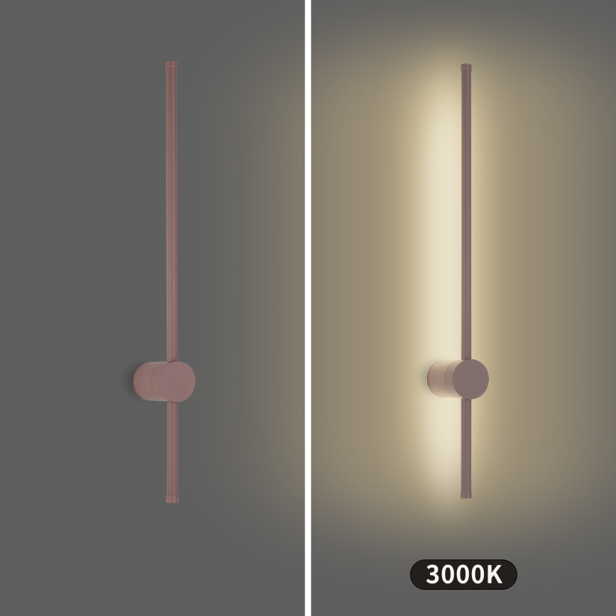 Brilagi - LED zunanje stensko svetilo AURA LED/12W/230V 3000K IP54 65 cm rjavo CRI 90