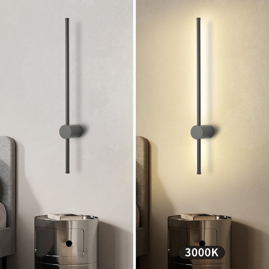 Brilagi - LED zunanja stenska svetilka AURA LED/12W/230V 3000K IP54 65 cm antracitna CRI 90
