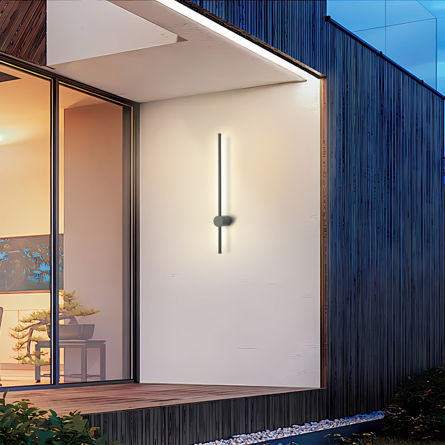 Brilagi - LED zunanja stenska svetilka AURA LED/12W/230V 3000K IP54 65 cm antracitna CRI 90