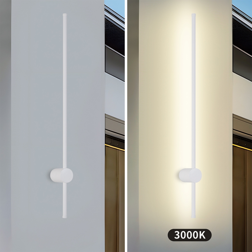 Brilagi - LED zunanja stenska svetilka AURA LED/20W/230V 3000K IP54 97 cm bela CRI 90