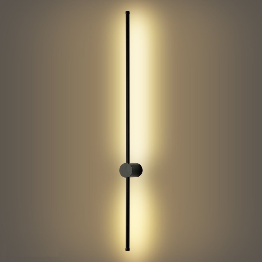 Brilagi - LED zunanja stenska svetilka AURA LED/20W/230V 3000K IP54 97 cm črna CRI 90