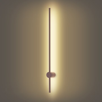 Brilagi - LED zunanja stenska svetilka AURA LED/20W/230V 3000K IP54 97 cm rjava CRI 90