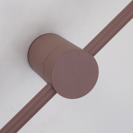 Brilagi - LED zunanja stenska svetilka AURA LED/20W/230V 3000K IP54 97 cm rjava CRI 90