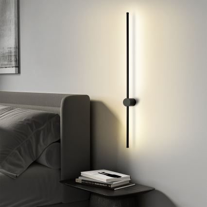 Brilagi - LED zunanja stenska svetilka AURA LED/20W/230V 4000K IP54 97 cm črna CRI 90