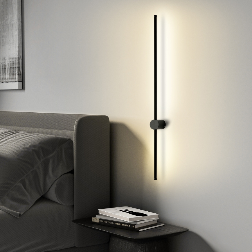Brilagi - LED zunanja stenska svetilka AURA LED/20W/230V 4000K IP54 97 cm črna CRI 90