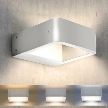 Brilagi - LED Zunanja stenska svetilka BARI LED/7W/230V 3000/4000/6000K bela IP54