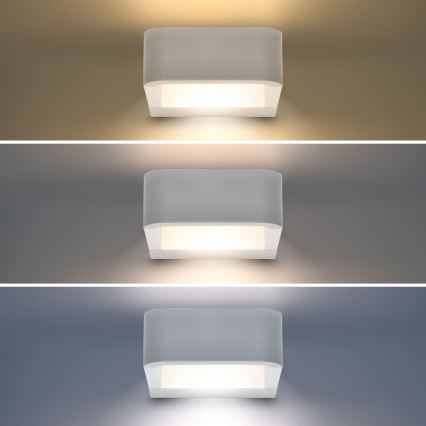 Brilagi - LED Zunanja stenska svetilka BARI LED/7W/230V 3000/4000/6000K bela IP54