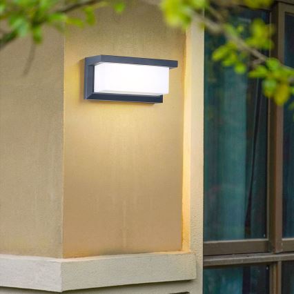 Brilagi - LED Zunanja stenska svetilka BRICKY LED/12W/230V antracit IP54