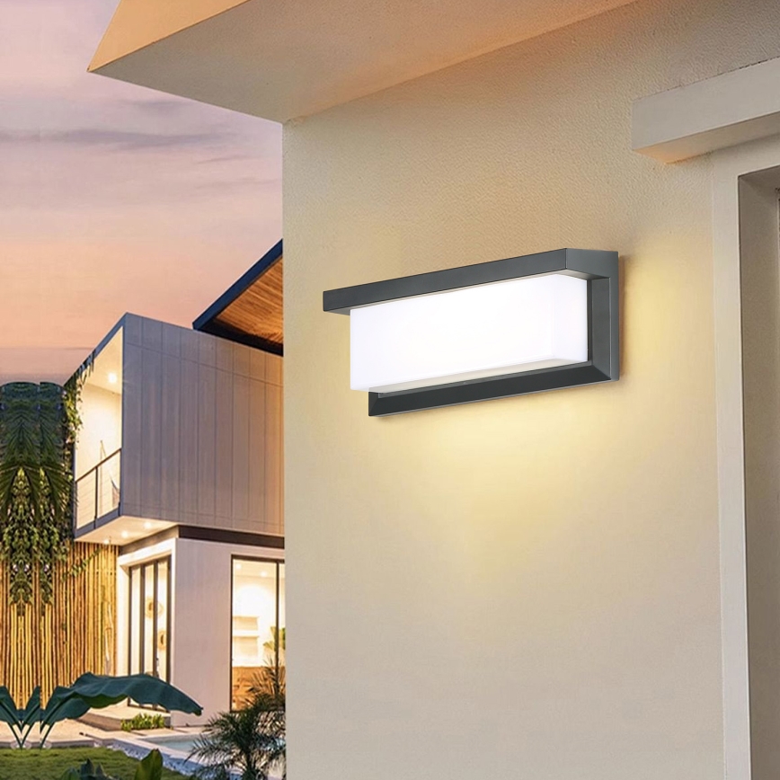 Brilagi - LED Zunanja stenska svetilka BRICKY LED/12W/230V antracit IP54