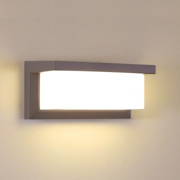 Brilagi - LED zunanja stenska svetilka BRICKY LED/12W/230V rjava IP54