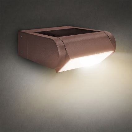 Brilagi - LED zunanja stenska svetilka CROTONE LED/7W/230V rjava IP54