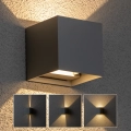 Brilagi - LED Zunanja stenska svetilka CUBE LED/6W/230V siva IP54