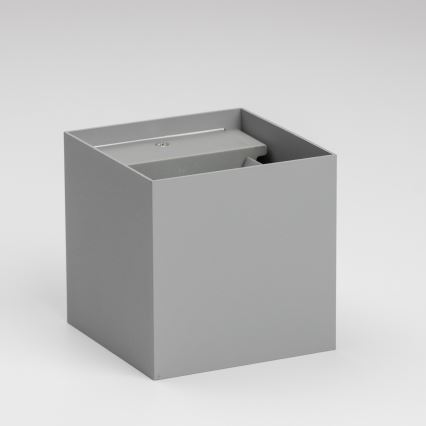 Brilagi - LED Zunanja stenska svetilka CUBE LED/6W/230V siva IP54