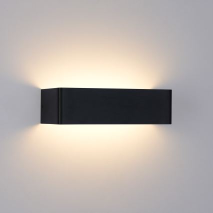 Brilagi - LED zunanja stenska svetilka DONNANI LED/12W/230V 30 cm črna IP44