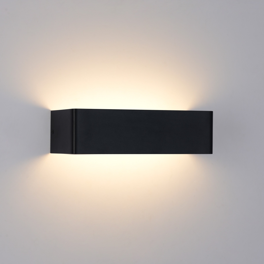 Brilagi - LED zunanja stenska svetilka DONNANI LED/12W/230V 30 cm črna IP44