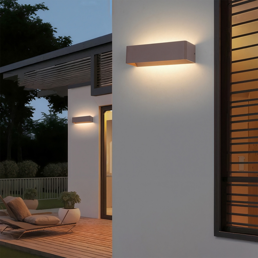 Brilagi - LED zunanja stenska svetilka DONNANI LED/12W/230V rjava IP44