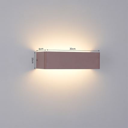 Brilagi - LED zunanja stenska svetilka DONNANI LED/12W/230V rjava IP44
