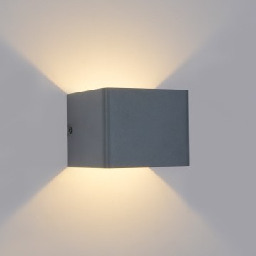 Brilagi - LED zunanja stenska svetilka DONNANI LED/5W/230V 10 cm antracit IP44