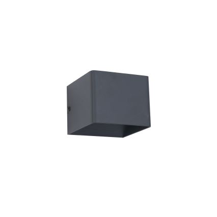 Brilagi - LED zunanja stenska svetilka DONNANI LED/5W/230V 10 cm antracit IP44