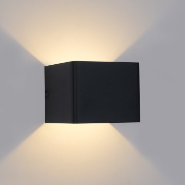 Brilagi - LED zunanja stenska svetilka DONNANI LED/5W/230V 10 cm črna IP44