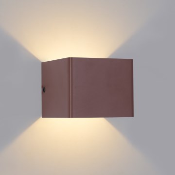 Brilagi - LED zunanja stenska svetilka DONNANI LED/5W/230V 10 cm rjava IP44