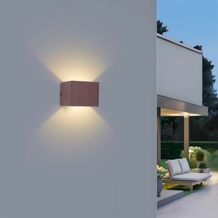 Brilagi - LED zunanja stenska svetilka DONNANI LED/5W/230V rjava IP44