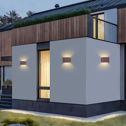 Brilagi - LED zunanja stenska svetilka DONNANI LED/5W/230V rjava IP44
