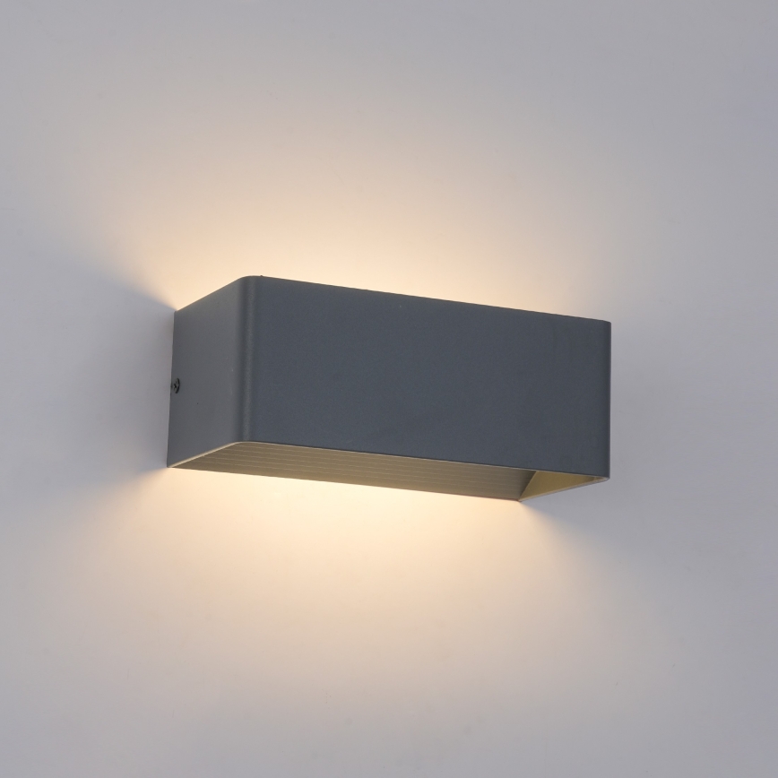 Brilagi - LED zunanja stenska svetilka DONNANI LED/7W/230V 20 cm antracit IP44