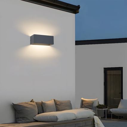 Brilagi - LED zunanja stenska svetilka DONNANI LED/7W/230V 20 cm antracit IP44