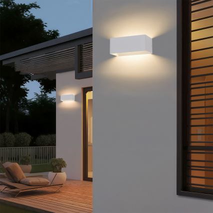 Brilagi - LED Zunanja stenska svetilka DONNANI LED/7W/230V 20 cm bela IP44