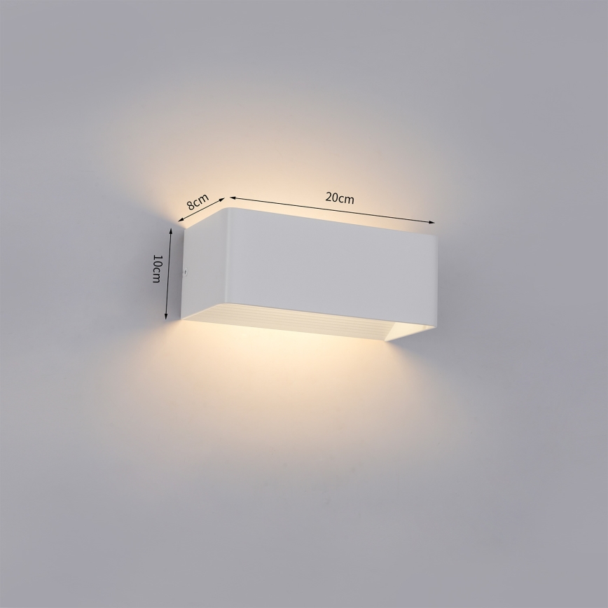 Brilagi - LED Zunanja stenska svetilka DONNANI LED/7W/230V 20 cm bela IP44