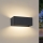 Brilagi - LED zunanja stenska svetilka DONNANI LED/7W/230V 20 cm črna IP44