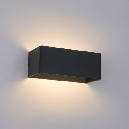 Brilagi - LED zunanja stenska svetilka DONNANI LED/7W/230V 20 cm črna IP44