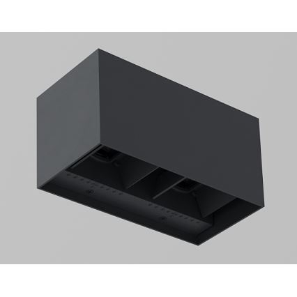 Brilagi - LED zunanja stenska svetilka DOUBLE CUBE LED/12W/230V antracit IP65