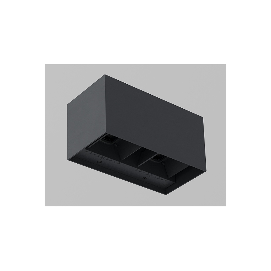Brilagi - LED zunanja stenska svetilka DOUBLE CUBE LED/12W/230V antracit IP65