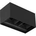 Brilagi - LED zunanja stenska svetilka DOUBLE CUBE LED/12W/230V črna IP65