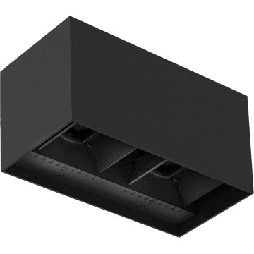 Brilagi - LED zunanja stenska svetilka DOUBLE CUBE LED/12W/230V črna IP65