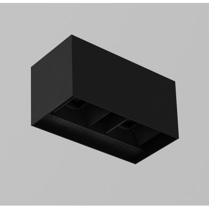 Brilagi - LED zunanja stenska svetilka DOUBLE CUBE LED/12W/230V črna IP65
