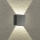 Brilagi - LED zunanja stenska svetilka DOUBLERAY LED/4W/230V antracit IP65