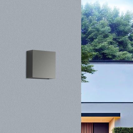 Brilagi - LED zunanja stenska svetilka DOUBLERAY LED/4W/230V antracit IP65