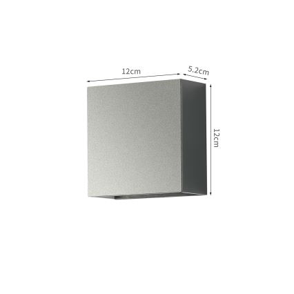 Brilagi - LED zunanja stenska svetilka DOUBLERAY LED/4W/230V antracit IP65