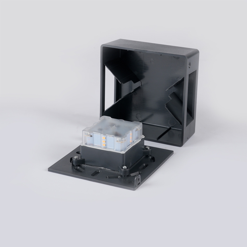 Brilagi - LED zunanja stenska svetilka DOUBLERAY LED/6W/230V antracit IP54