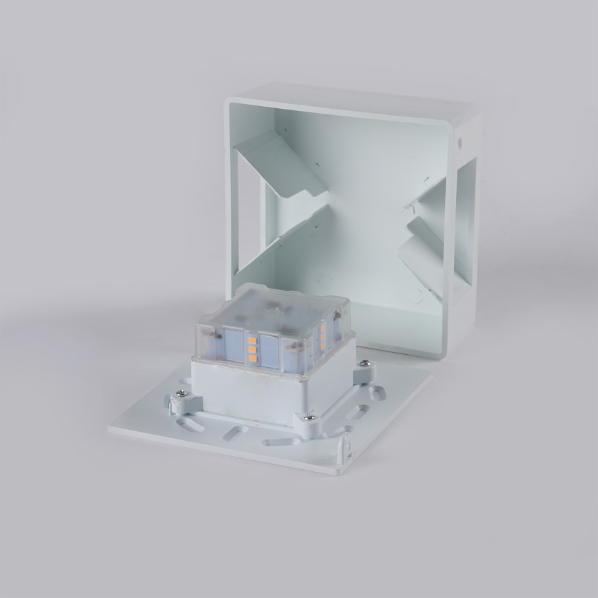 Brilagi - LED zunanja stenska svetilka DOUBLERAY LED/6W/230V bela IP54