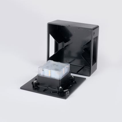 Brilagi - LED zunanja stenska svetilka DOUBLERAY LED/6W/230V črna IP54