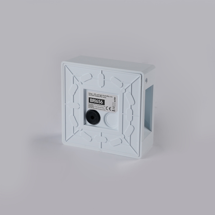 Brilagi - LED zunanja stenska svetilka DOUBLERAY LINE LED/6W/230V bela IP54