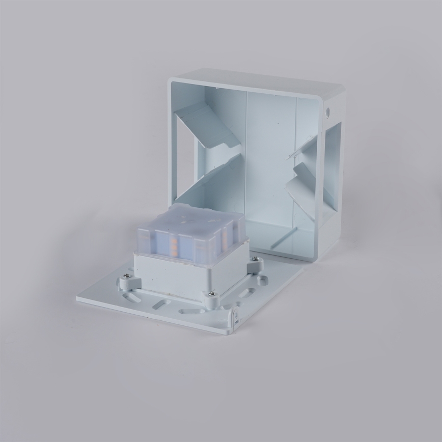 Brilagi - LED zunanja stenska svetilka DOUBLERAY LINE LED/6W/230V bela IP54